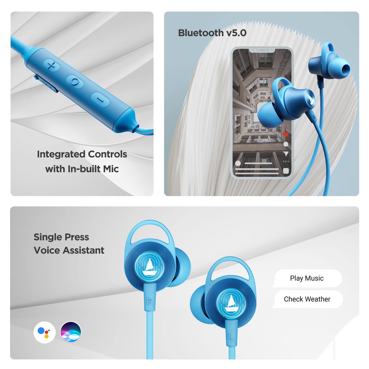 boAt Rockerz 330ANC Bluetooth in-Ear Neckband